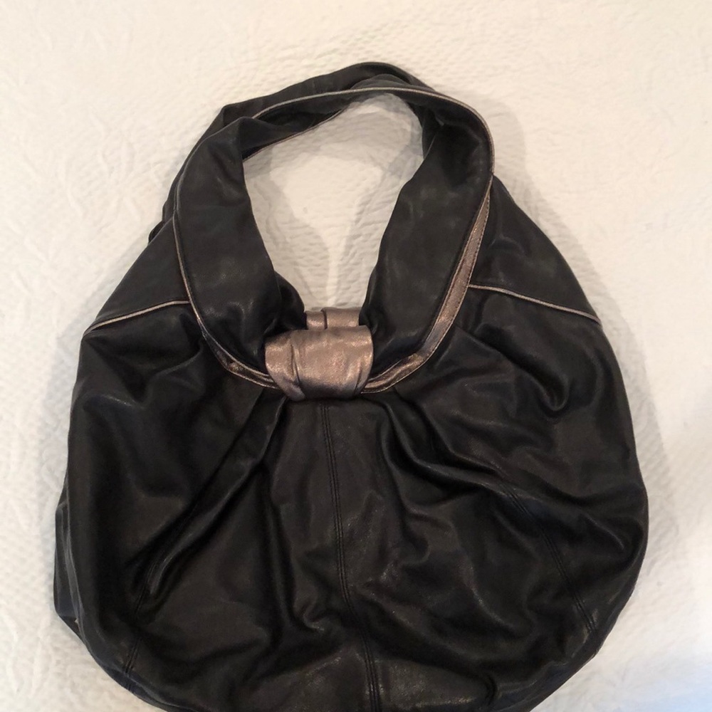 Kooba black leather bag